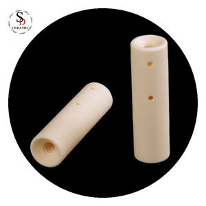 מפעל חשמל מבודד גבוהה 95% 99% 99.5% 99.7% Al203 אלומיניום תחמוצת קרמיקה צינור אלומינה קרמיקה צינור - Product Image 6