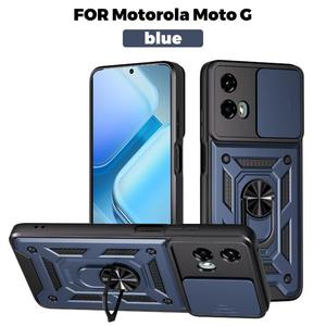 कवच एंटी-ग्रेविटी हार्ड पीसी ठोस फोन केस के साथ शॉकप्रूफ रिंग स्टैंड बैक कवर और मोटरला जी 56/g86 के लिए होल्स्टर - Product Image 3
