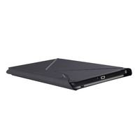 B610 Dudukan Belakang Keyboard Nirkabel, Keyboard Gigi Biru Nirkabel Split dengan Casing Kulit untuk Samsung Galaxy Tab S6 Lite Teclado