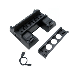 Base de refrigeración multifunción para mando de <span class=keywords><strong>PS4</strong></span>, ventilador de refrigeración con estante de disco para consola <span class=keywords><strong>PS4</strong></span> Slim, Base de carga Dual para mando de <span class=keywords><strong>PS4</strong></span> Pro - Product Image 5