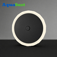 Diffuseur à disque à bulles fines Aquasust ABS/EPDM pour système d'aération de traitement des eaux usées industrielles, noyau MBBR, garantie 1 an