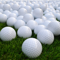Bola Golf Dua Lapis Keras 70, Logo Cetak Kustom OEM, 4 3 2, untuk Turnamen, Driving Range, Promosi dengan Logo Personalisasi