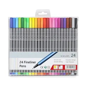 Fineliner钢笔套装定制细点笔0.4毫米彩色笔套装记号笔用于期刊绘画艺术圣经日记和笔记