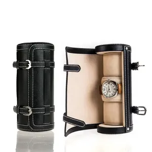 DRIKLUX best 3 watch roll leather case travel handmade luxury wholesale price