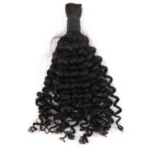 Cabello Humano Ondulado Profundo para Trenzas, <span class=keywords><strong>100</strong></span>% Virgen Remy Brasileño para Trenzas Boho, Micro Trenzas, Salones de Belleza, EE. UU. y Europa, 100g - Product Image 3
