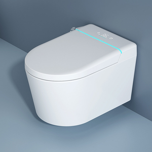 Inodoro <span class=keywords><strong>Wc</strong></span> Suspender Artículos sanitarios Baño Cerámica Redondo Japonés Inodoros inteligentes montados en la pared - Product Image 5