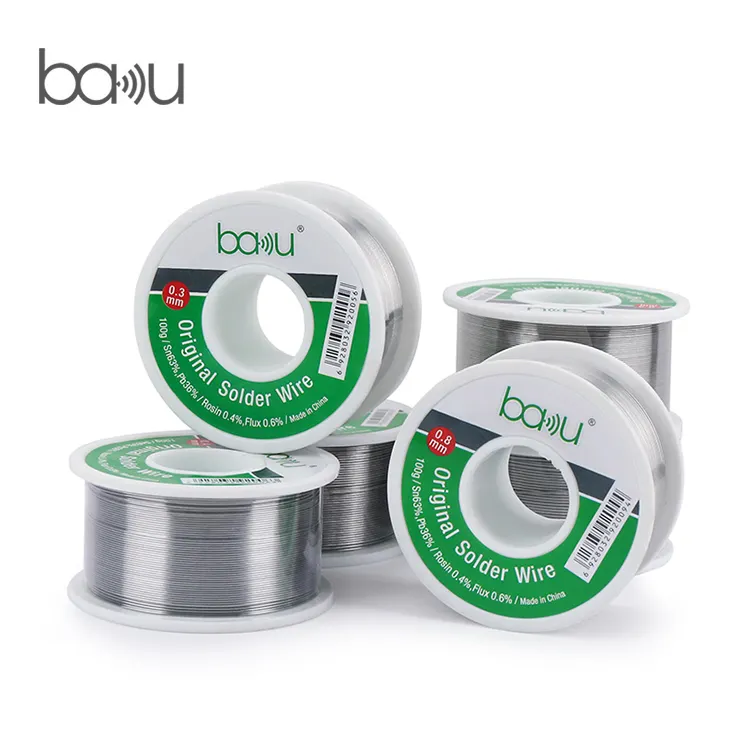 High quality BAKU ba-100g fine point high purity 63/37% solder wire electric repairing accessory super soldering wire