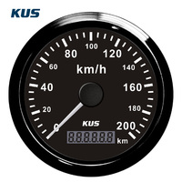 Speedometer Sensor Pulsa 85mm 12/24V Multi Range KM/H untuk Mesin Genset Kapal