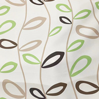 Stock de tissus de rideaux imprimés de luxe 100% Polyester pour hôtel et bureau