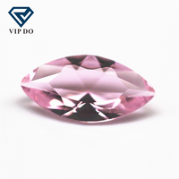 1.5x3-8x16mm, coupe à facettes, verre de cristal rose, pierre précieuse en vrac, pierre de verre artificielle, pierre de verre en forme de marquise, pierres précieuses en cristal