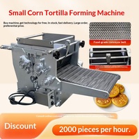 Machine automatique de fabrication de tortillas, de tacos, de gâteaux, de chips et de pâtes à base de farine de maïs, taille personnalisable