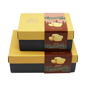 custom paper box for cookies with inserts and gift box luxury printing