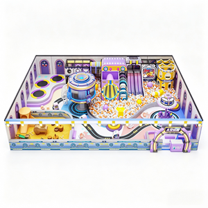 Aire <span class=keywords><strong>de</strong></span> jeux intérieure commerciale sur le thème <span class=keywords><strong>de</strong></span> l'espace pour enfants, avec château gonflable, toboggan et piscine à balles, centre <span class=keywords><strong>de</strong></span> jeux pour centres commerciaux, OEM ODM - Product Image 1