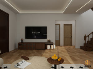 Casa Prefabricada de Acero Ligero de 2 Pisos, 3 Dormitorios, 3 Baños, Dúplex Moderno, Montaje Rápido, Energía Solar, Ecológica, Sala de Estar, Jardín - Product Image 2