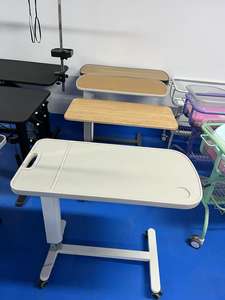 Meubles d'hôpital de haute qualité en acier robuste, réglables en hauteur, avec tables à <span class=keywords><strong>roulettes</strong></span>, garantie 1 an - Product Image 5