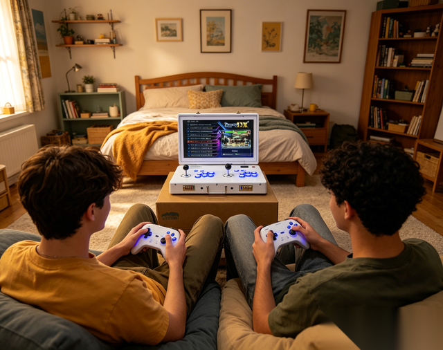 Pandora Box DX Briefcase Arcade Machine 21 Inch Screen 30000 Games 2 Player Portable Folding Retro Arcade Console Station Kiosk