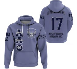 Cao đẳng Mỹ Tình Huynh Đệ Alpha <span class=keywords><strong>Lambda</strong></span> PSI in đầy đủ người đàn ông của Hoodies và áo nỉ bán buôn unisex Áo Thun Hoodies - Product Image 2