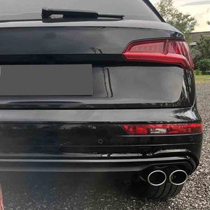 ערכות גוף 2018-2022 עבור אאודי Q5 מפזר אחורי שדרוג ל-SQ5 עם צינור זנב גולמי שחור - Product Image 5