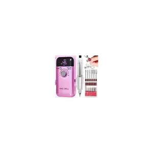 Rechargeable Dual-End Plastic <b>Nail</b> Drill Machine-Professional <b>Electric</b> <b>Nail</b> File with <b>Nail</b> Pusher Tool for Manicure & Pedicure - Product Image 2