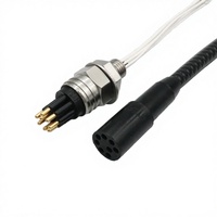 Connecteur d'alimentation étanche pour eaux profondes 70MPa IP69K 8 broches mâle-femelle YingDiGe MCBH-8M/MCBH-8F avec contacts en alliage de cuivre et acier inoxydable