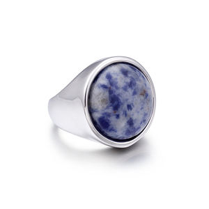 Одиночное кольцо из камня, дизайнерское большое кольцо из камня неелам - Product Image 6