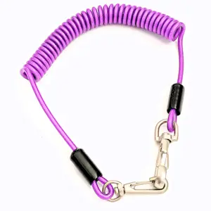 Purple Transparent Cotton Yarn Spring Rope Spring Rope For High-altitude Operations