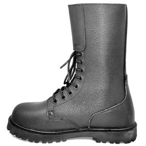 Bottes de Combat Ranger Noires, Tige Tout Cuir, Semelle Caoutchouc Goodyear, Maille Anti-Usure, Robustes - Product Image 3