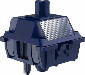 Interruptor DUROCK Blue Lotus, Interruptores Táctiles de Alta Precisión T1, 65g, Resorte Largo, Prelubricados, RGB, Interruptores de Teclado Táctiles Pesados - Product Image 2