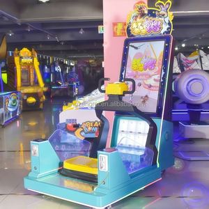 Machine de jeu d'arcade commerciale à détection de mouvement pour enfants - Machine de jeu à monnayeur « Bubbling Jumping Shooting » - Product Image 6