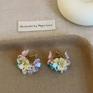 ต่างหูเม็ดเดี่ยวสแตนเลสขายดีต่างหูเกลียวปลายสูงสำหรับผู้หญิงกันน้ำเครื่องประดับฮิปฮอปที่ไม่ซ้ำใคร - Product Image 4