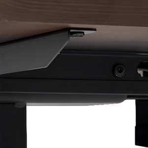 Elektrischer Sitz-Steh-Schreibtisch mit Verstellbarer Höhe Büro-Arbeitsplatz Holztisch Metallrahmen - Product Image 6