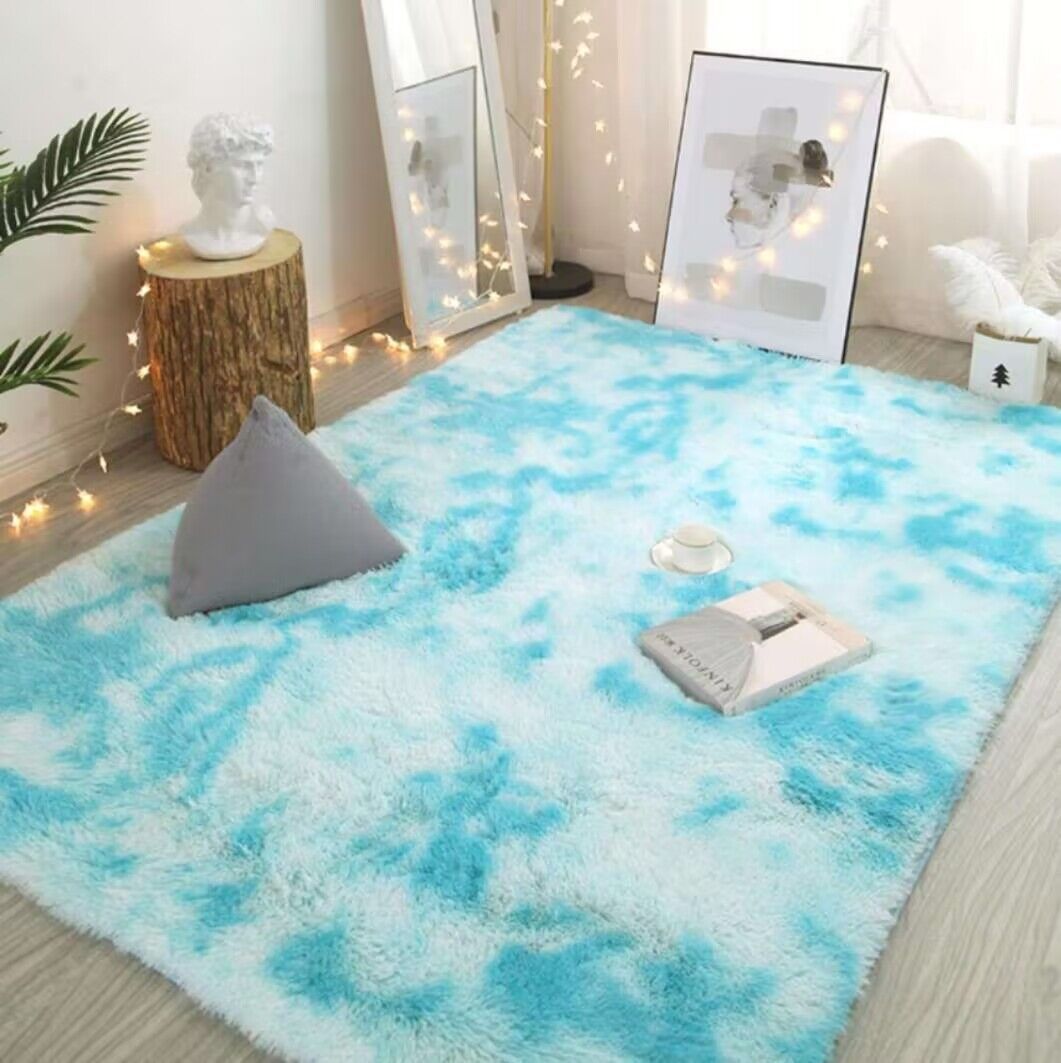 Peluche dégradé azur