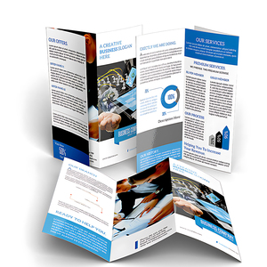 Opuscoli Commerciali con Stampa Digitale a Colori, Volantini <span class=keywords><strong>Pieghevoli</strong></span>, Brochure Personalizzate con Goffratura e Logo Personalizzato - Product Image 5