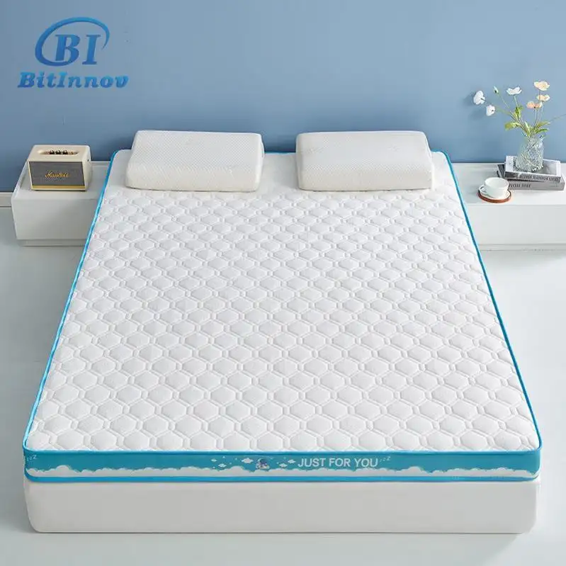 Bitinnov Luxury Anti mite coil compress american standard sleeping latex spring memory foam mattress in box with box