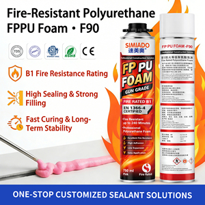 โฟม PU ยี่ห้อ SIMIADO F90 ทนไฟระดับ B1 โฟมกันไฟแบบขยายตัว 750 มล. สำหรับงานก่อสร้าง บรรจุและปิดผนึก - Product Image 3