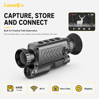 Caméra thermique monoculaire MV3 384x288 avec télémètre laser, WiFi, IP67, enregistrement photo et vidéo pour la chasse et l'observation en extérieur
