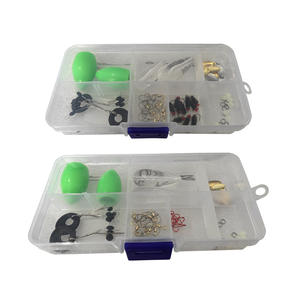 Ensemble de crochets de pêche à la mouche bande blanche flottant/coulant aide à la coulée cible de <span class=keywords><strong>carpe</strong></span> en plastique pour lac avec graines de melon Spinnerbait - Product Image 1