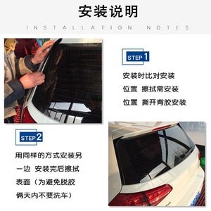 Volkswagen Car Rear Wing Spoiler ABS <b>Black</b> Glossy Carbon Texture Fit For Golf 7 <b>Trunk</b> Wing Shaped Accessory - Product Image 3