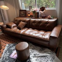 Canapé sectionnel Chesterfield inclinable moderne pour appartement, villa, salon