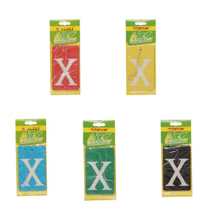 Parfum de voiture en papier suspendu <span class=keywords><strong>Action</strong></span>-X imprimé en couleur, vente en gros - Product Image 3