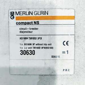 ผลิตภัณฑ์ระบบอัตโนมัติใหม่ ผลิตภัณฑ์ระบบอัตโนมัติใหม่ 30630 NS160N TM160D 3P3T จัดส่งสินค้าพร้อมส่ง จัดส่งสินค้าพร้อมส่ง - Product Image 1