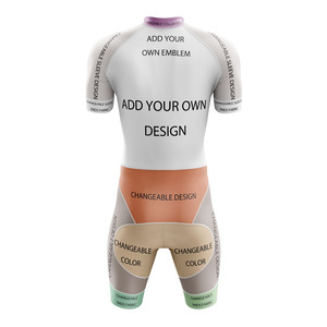 Bộ đồ thi đấu ba môn phối hợp HIRBGOD dành cho nam, bao gồm quần áo, thiết bị, đồ bảo hộ, bộ đồ liền thân, bộ đồ chạy nước rút, bộ đồ tốc độ, có tay ngắn. - Product Image 2