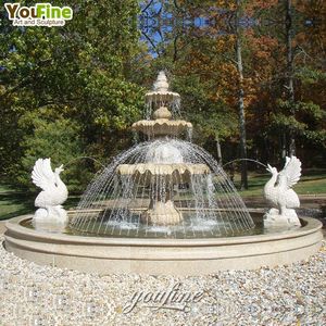 Estatua de cisne de jardín, cisne de mármol, <span class=keywords><strong>fuente</strong></span> de agua - Product Image 6