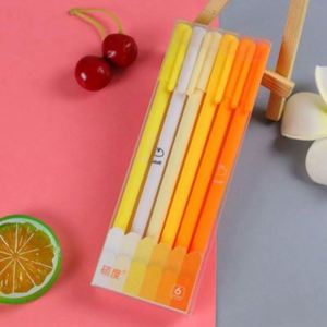 Bolígrafo de Gel de Lujo Coreano de Primera Calidad, 1.0 mm, Color Personalizado, Juego de Bolígrafos de Plástico para Estudiantes, Venta al por Mayor, Punta de Aguja, Negro, para Navidad - Product Image 4