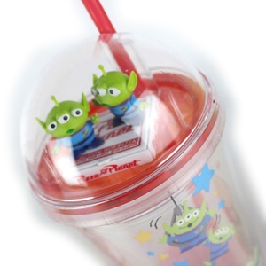 Nhựa Rơm Cốc Với Nhân Vật Hoạt Hình Trên Nắp - Product Image 3