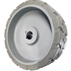 BOOEN gunting karet padat baja tahan karat, roda angkat 12x4 15x5 12x4.5 380x125 bola untuk suku cadang angkat Genie JLG untuk gudang baru - Product Image 1