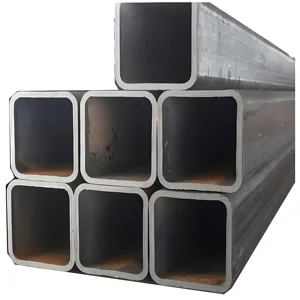 Factory customizable steel square tube with holes 3 inch square steel tubing 40x40x3 3/16 5x5 square steel tube