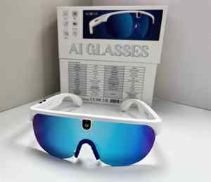 OEM Fashion Sport <b>Glasses</b> with <b>Camera</b> 800W 1200 Music Playback Chat GPT Sunglasses AI Translation 2Lens AIMB-G5 AI Smart <b>Glasses</b> - Product Image 1