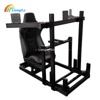 Cockpit DIY de Simulation de Course 4080 à Profilé Aluminium en T, Châssis SimRacing, Cadre de Mouvement pour Jeu VR, Kit de Rig de Simulation, Simulateur de Conduite Automobile