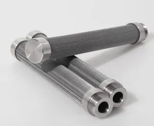 10-20 pollici 5 Micron in acciaio inox 316 maglia pieghettata cartuccia filtrante lavabile industriale di filtrazione vino dolce - Product Image 1